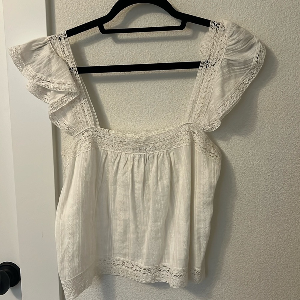 NWOT Intermix White Tank Top (petite / XS)